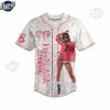 Tate McRae Think Later World Tour 2024 Baseball Jersey Outfit 3