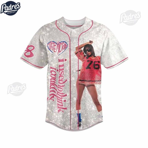 Tate McRae Think Later World Tour 2024 Baseball Jersey Outfit 3