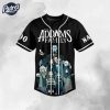 The Addams Family Tombstones Factory Custom Baseball Jersey 1 1