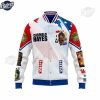 The American Carmelo Hayes WWE Baseball Jacket 3