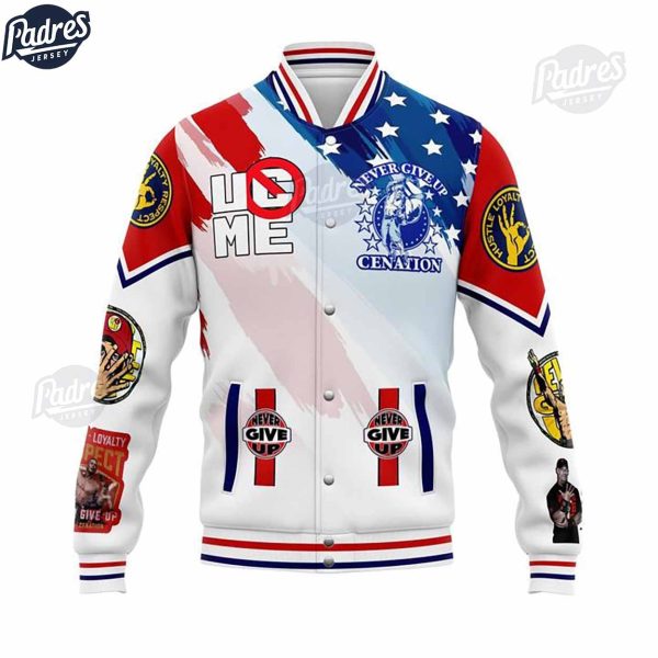 The American John Cena Baseball Jacket 2