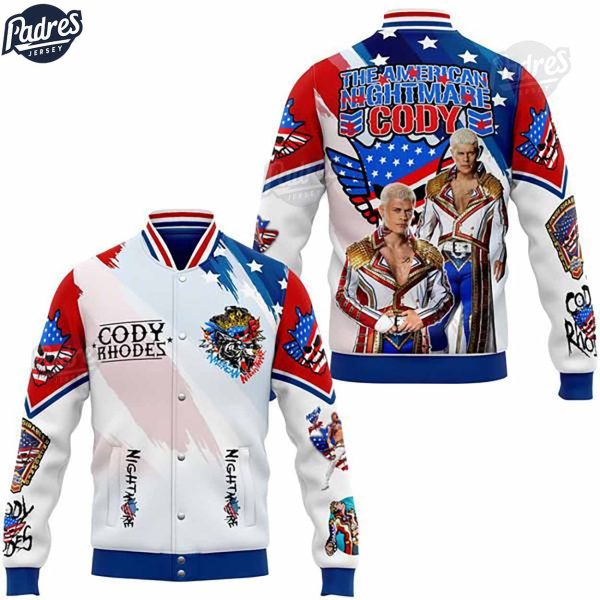 The American Nightmare Cody Rhodes Baseball Jacket 1