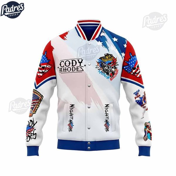 The American Nightmare Cody Rhodes Baseball Jacket 2