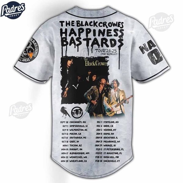 The Black Crowes Announce 2024 2025 Headlining Tour Baseball Jersey Outfit 4