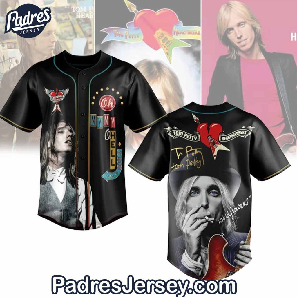 Tom Petty Baseball Jersey Outfit