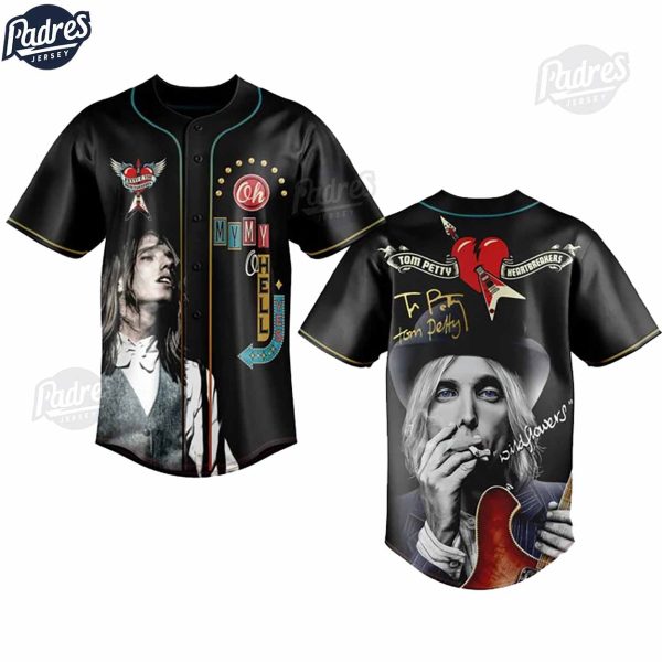 Tom Petty Baseball Jersey Outfit 2