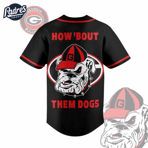 University Of Georgia Bulldogs Baseball Jersey 3 1