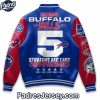 2024 Buffalo Bills Football AFC West Champions 5th Straight Baseball Jacket Outfit 3