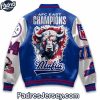 AFC Fast 2024 Champions Buffalo Bills Baseball Jacket Outfit 3