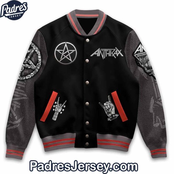 Anthrax Band Baseball Jacket Outfit 2