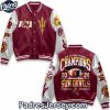 Big 12 Conference Champions 2024 Arizona State Sun Devils Baseball Jacket Outfit 1