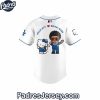 Bruno Mars With Hello Kitty Los Angeles Dodger Baseball Jersey Outfit 3