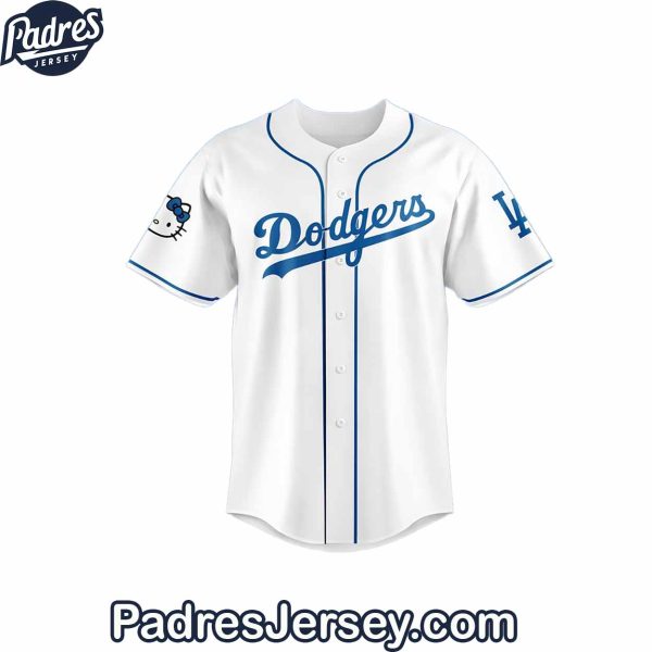 Bruno Mars x Hello Kitty Los Angeles Dodgers Baseball Jersey Outfit 2