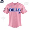 Buffalo Bills Hello Kitty Pink Baseball Jersey Outfit 2