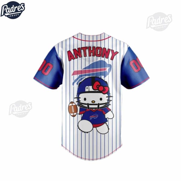 Buffalo Bills Hello Kitty Special Edition Baseball Jersey Outfit 4