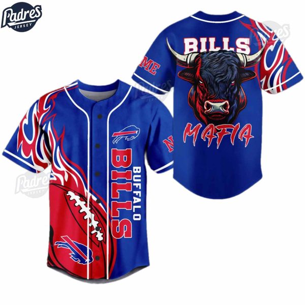 Buffalo Bills Mafia Baseball Jersey Outfit Personalized 2