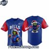 Buffalo Bills x The Grinch Christmas baseball Jersey Outfit 2