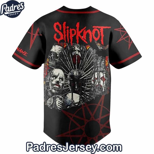 Custom Slipknot Musician Baseball Jersey Outfit 2