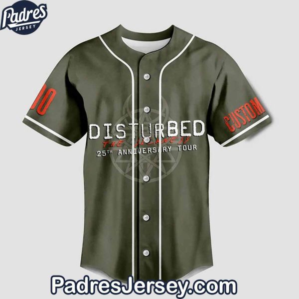 Disturbed 25th Anniversary Tour Baseball Jersey Outfit 4