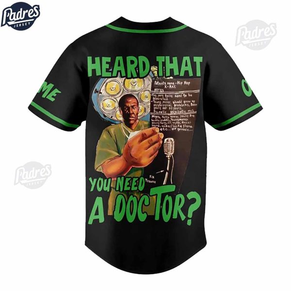 DrDre Custom Baseball Jersey Outfit Heard That You Need Doctor 2