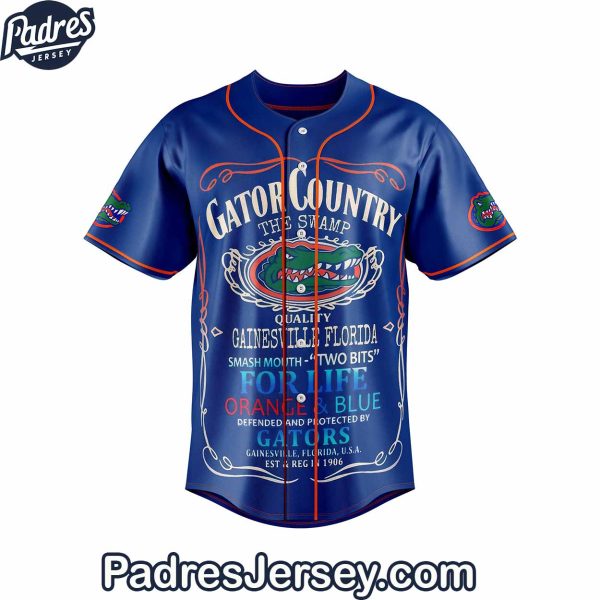 Florida Gators The Swamp Baseball Jersey Outfit 3