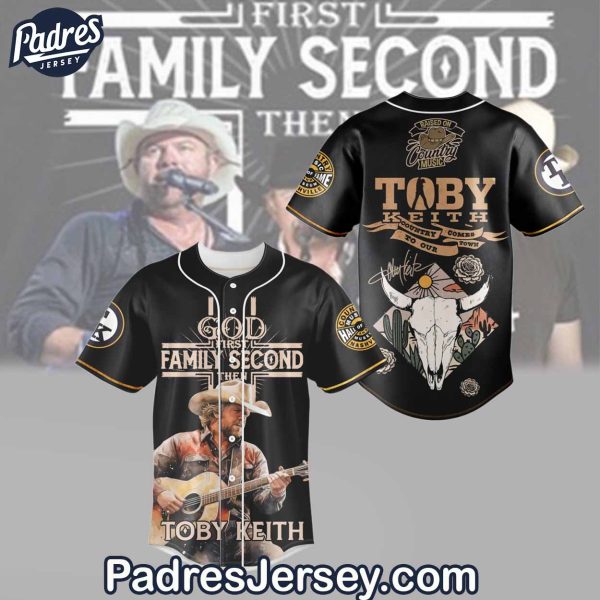 God Family Toby Keith Baseball Jersey Outfit 1