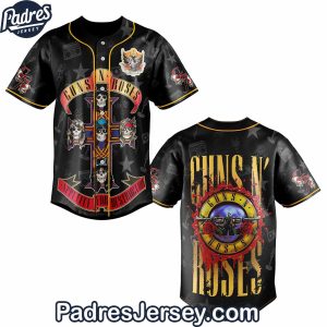 Gun N' Roses Appetite for Destruction Baseball Jersey Outfit