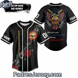 Guns N' Roses Happy 4th Of July Baseball Jersey Outfit