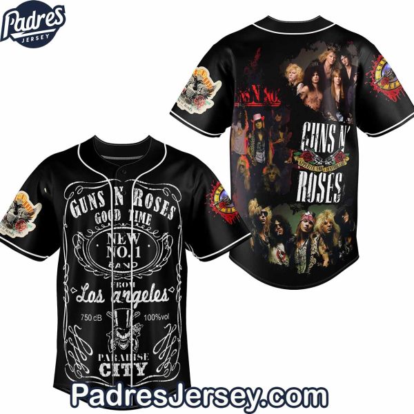 Guns N Roses Members Baseball Jersey Outfit 1