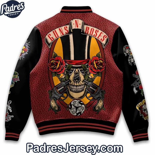 Guns N Roses World Tour 2025 Baseball Jacket Outfit 2