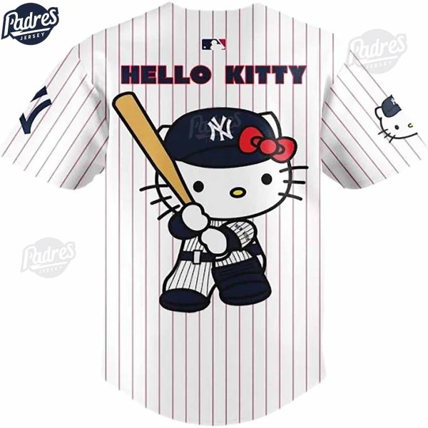 Hello Kitty New York Yankees Baseball Jersey Outfit MLB 3