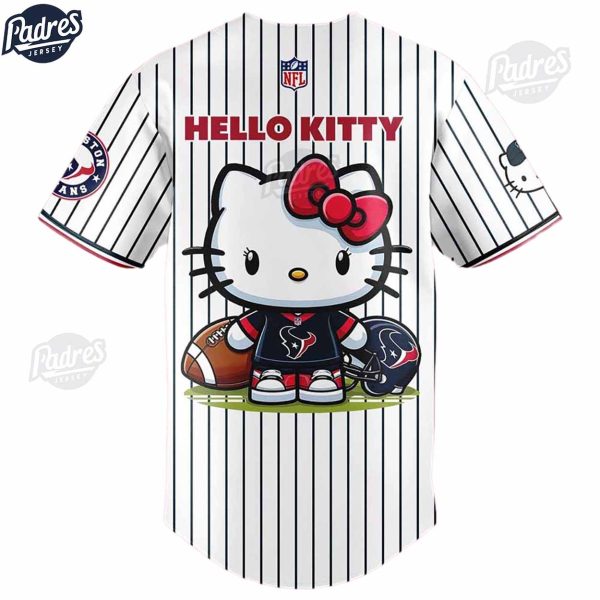 Houston Texans Hello Kitty Baseball Jersey Outfit 3