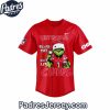 Kansas City Chief x The Grinch Christmas baseball Jersey Outfit 2