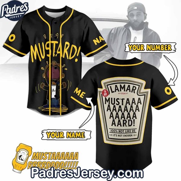 Kendrick Lamar Mustard Baseball Jersey Outfit 1