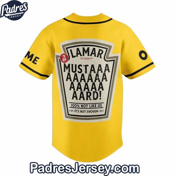 Kendrick Lamar Mustard Baseball Jersey Outfit Custom Name 3