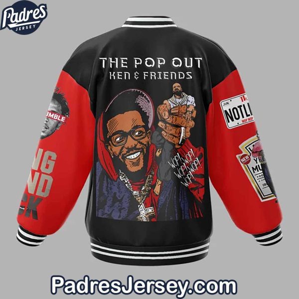 Kendrick Lamar The Pop Out Baseball Jacket Outfit 3