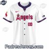 Los Angeles Angels Custom Baseball Jersey Outfit 2