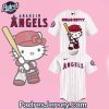 Los Angeles Angels Hello Kitty Baseball Jersey Outfit 1