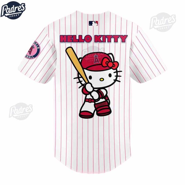 Los Angeles Angels Hello Kitty Baseball Jersey Outfit 2