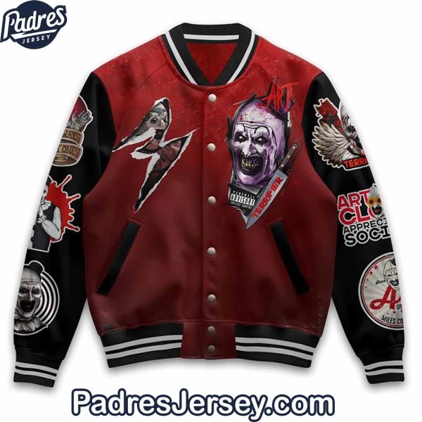 Movie Terrifier 3 Christmas Baseball Jacket Outfit 2