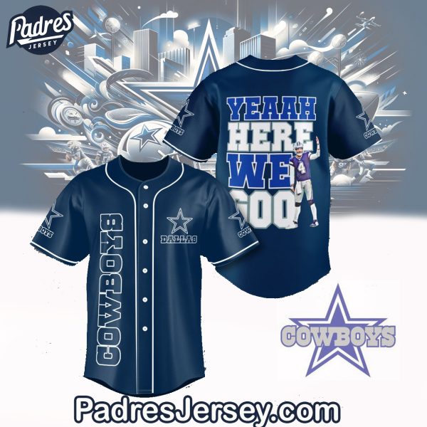 NFL Dallas Cowboys Baseball Jersey Outfit 1