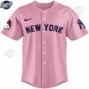 New York Yankees Hello Kitty Pink Baseball Jersey Outfit 2