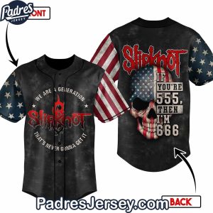 Personalized Slipknot Skull Flag Baseball Jersey Outfit 1