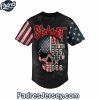 Personalized Slipknot Skull Flag Baseball Jersey Outfit 3