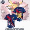 Pikachu Los Angeles Baseball Jersey Outfit 1