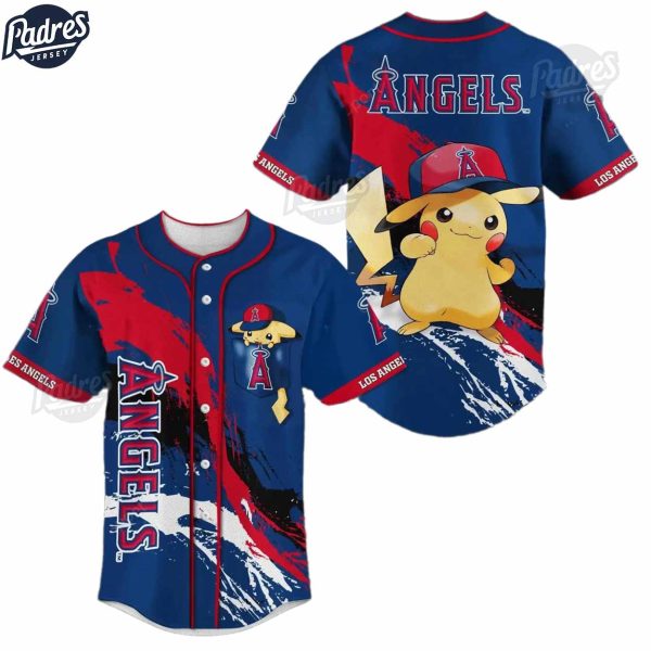 Pikachu Los Angeles Baseball Jersey Outfit 2