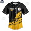 Pittsburgh Steelers In My Veins Jesus In My Heart Baseball Jersey Outfit 2