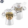 Pittsburgh Steelers Steel City Football Baseball Jersey Outfit 1