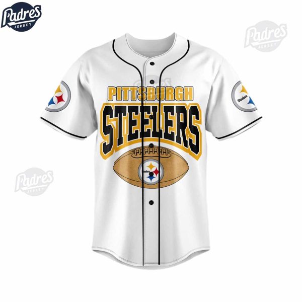 Pittsburgh Steelers Steel City Football Baseball Jersey Outfit 2