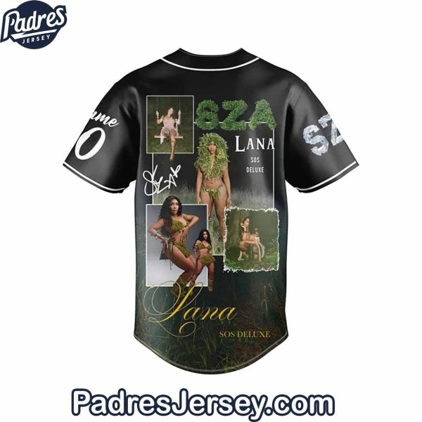 SZA Release SOS Deluxe Custom Baseball Jersey Outfit 2